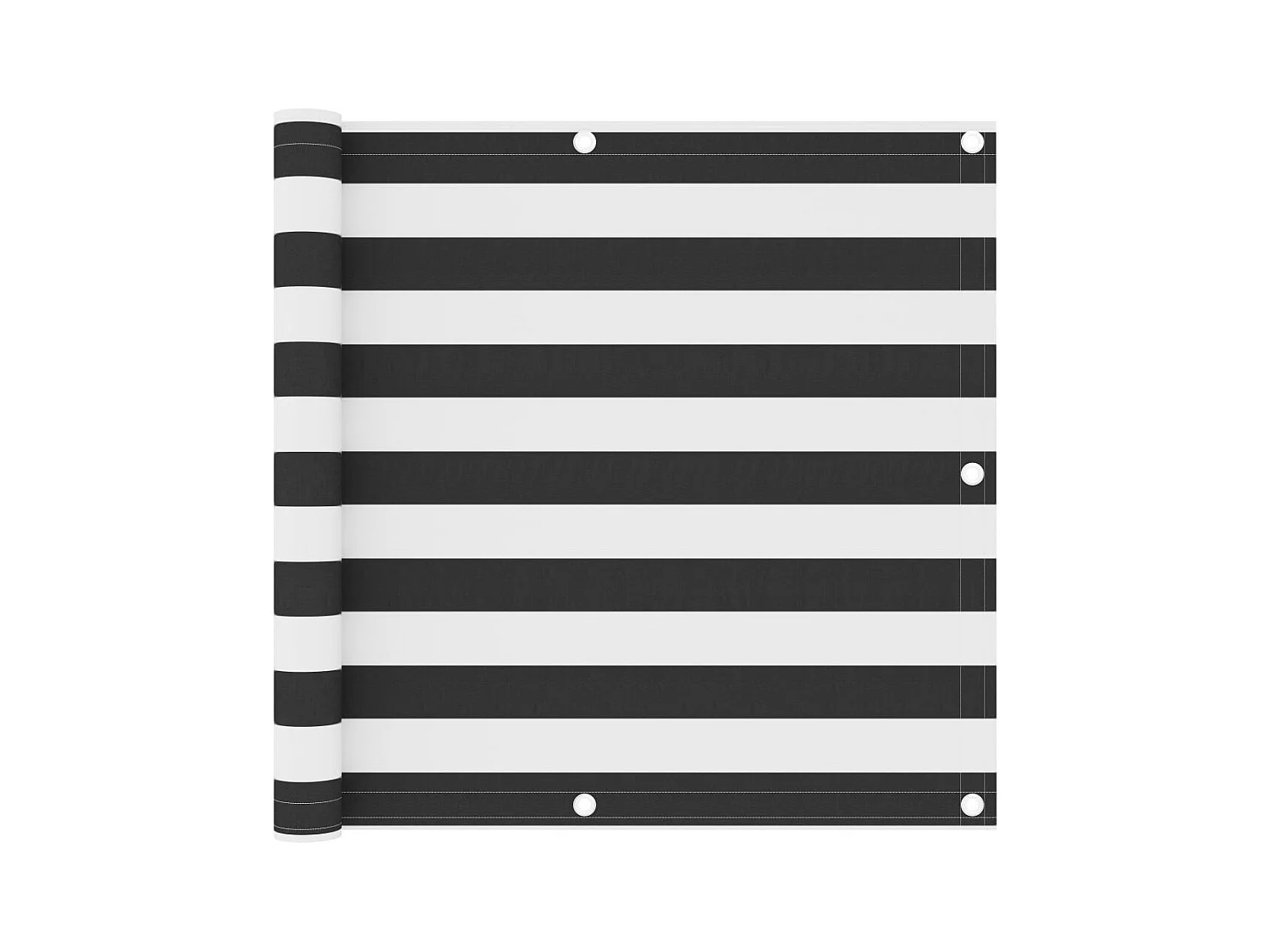 Écran de balcon Anthracite et blanc 90x300 Tissu Oxford