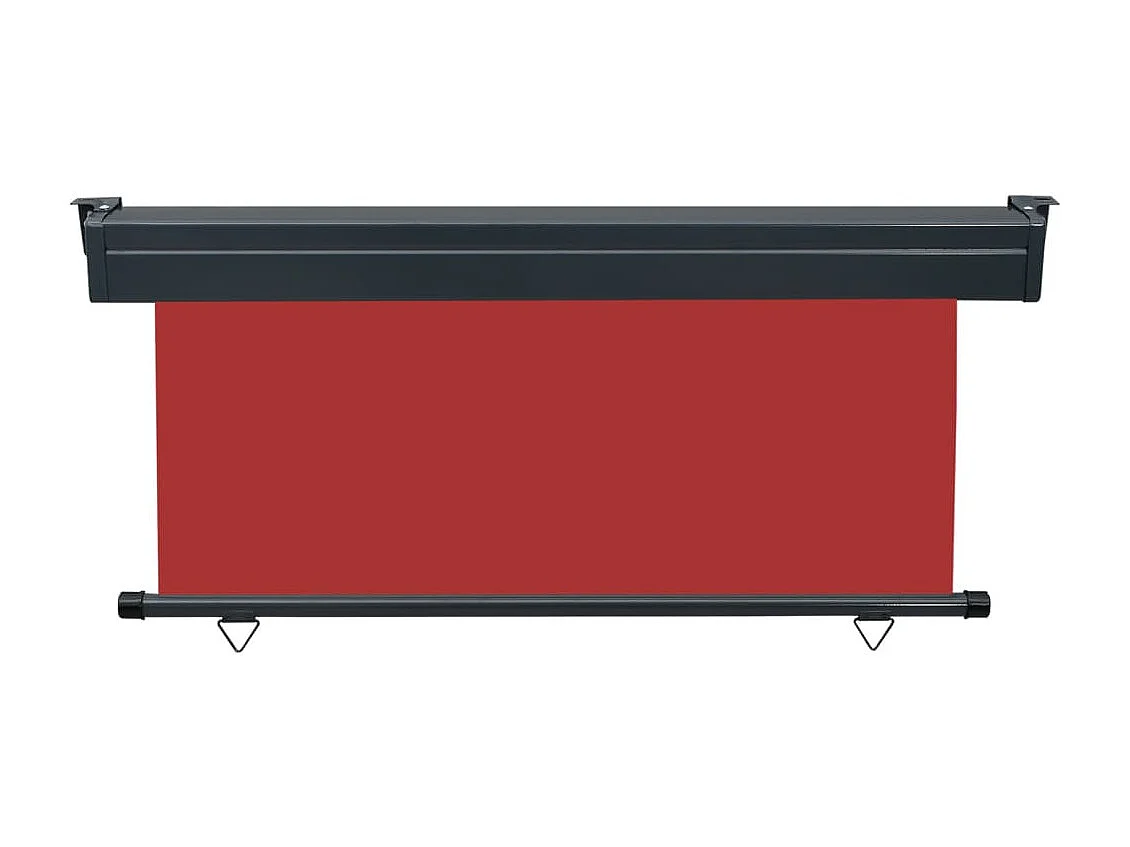 Auvent latéral de balcon 170x250 Rouge
