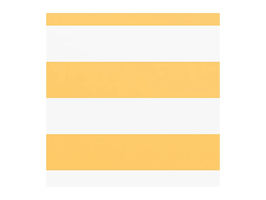 Écran de balcon Blanc et jaune 120x500 Tissu Oxford