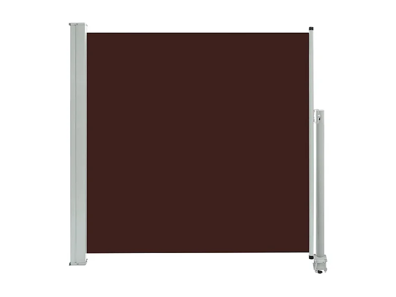Auvent latéral rétractable de patio 160x300 Marron