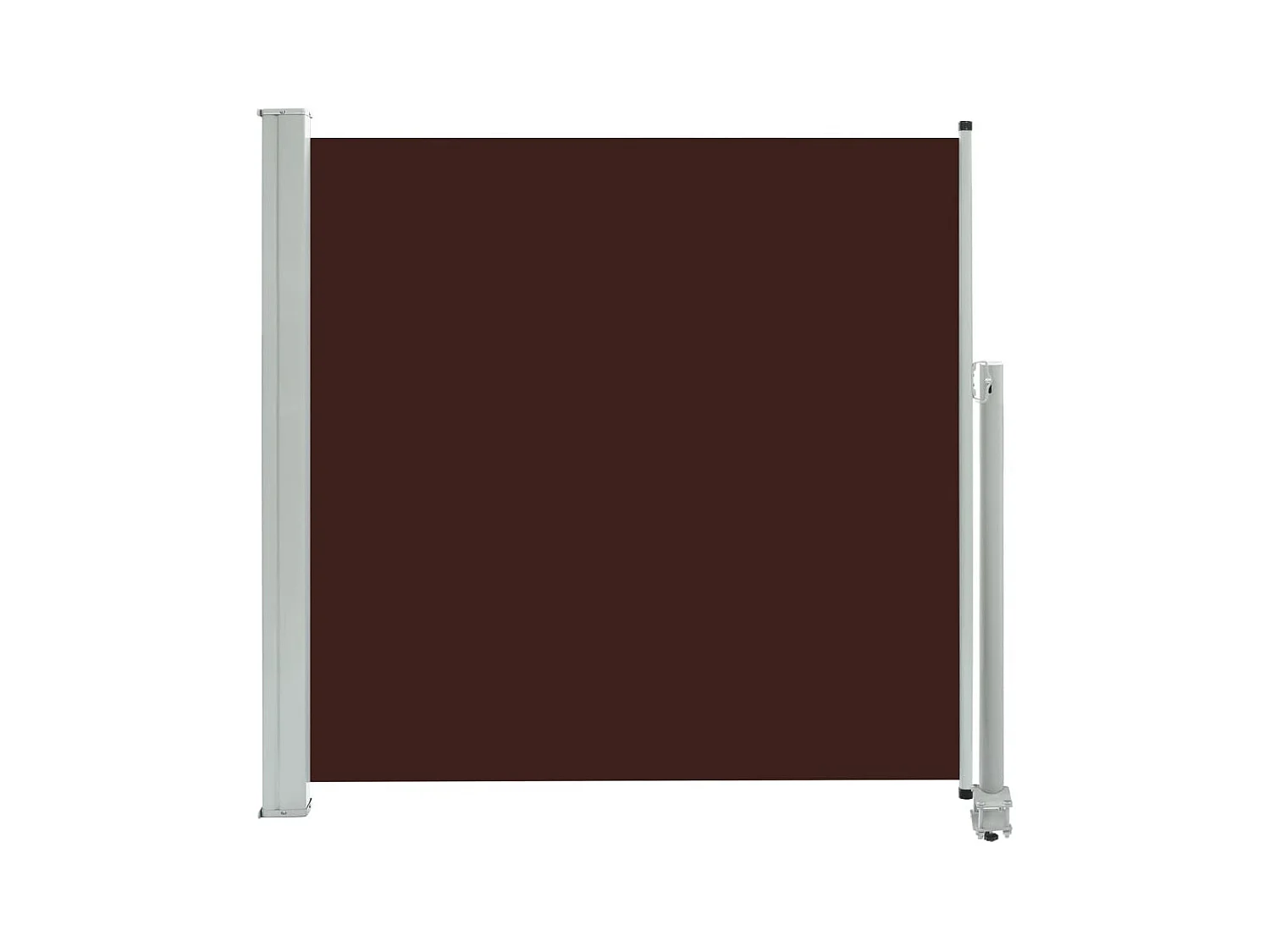 Auvent latéral rétractable de patio 160x300 Marron