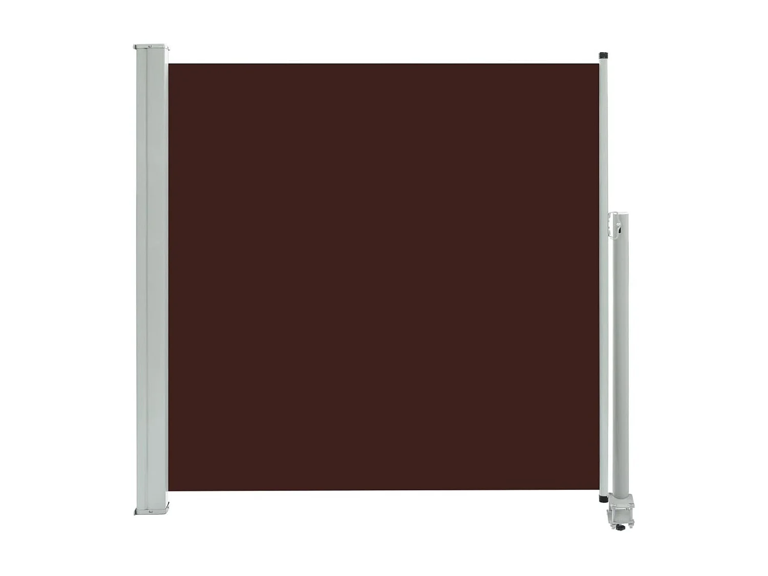 Auvent latéral rétractable de patio 160x300 Marron