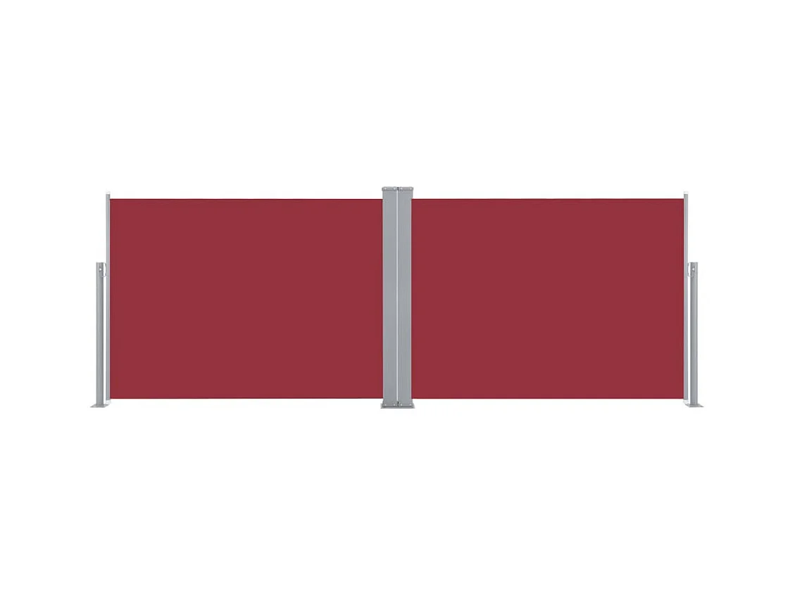 Auvent latéral rétractable Rouge 100x1000