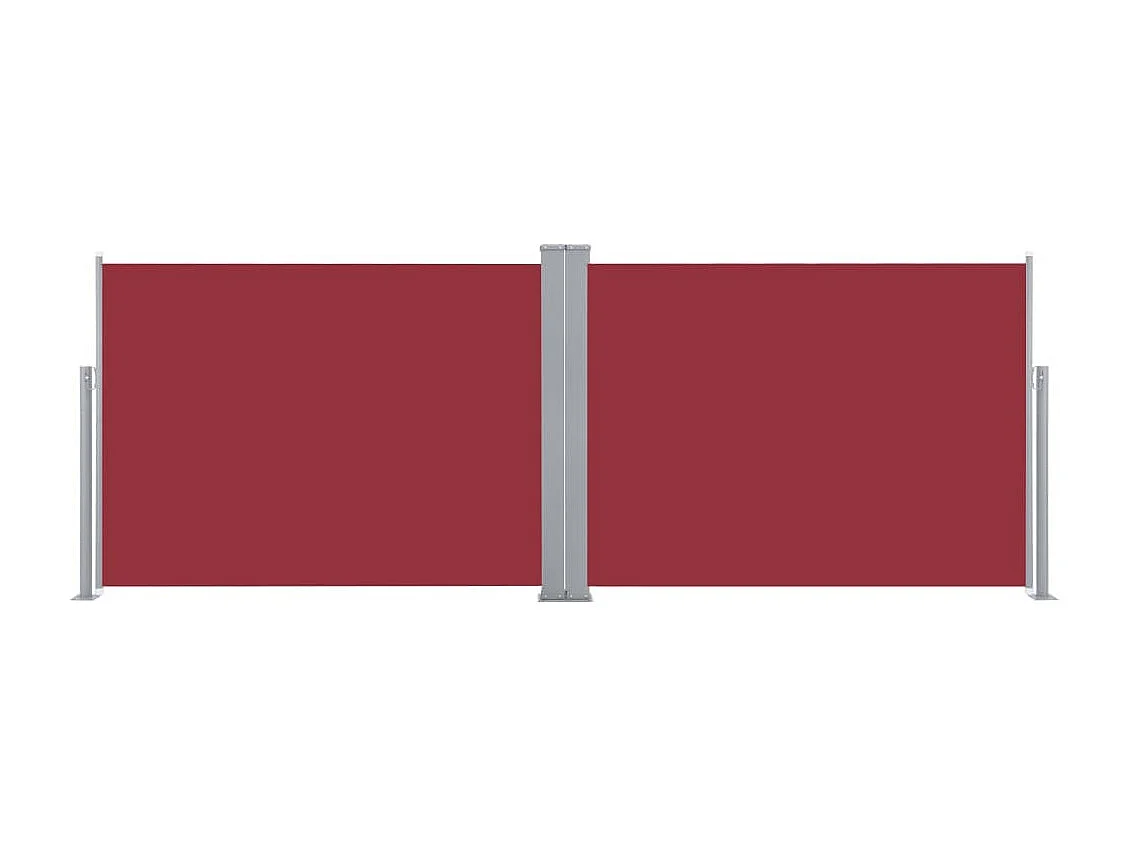 Auvent latéral rétractable Rouge 100x1000