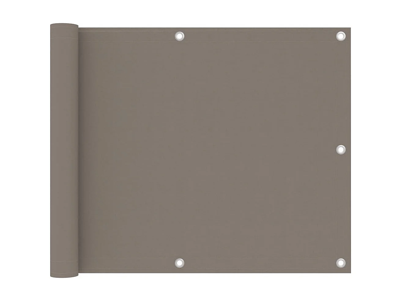 Écran de balcon Taupe 75x300 Tissu Oxford