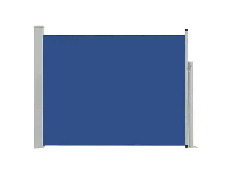 Auvent latéral rétractable de patio 140x500 Bleu 2