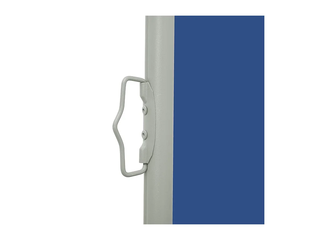 Auvent latéral rétractable de patio 140x500 Bleu 2