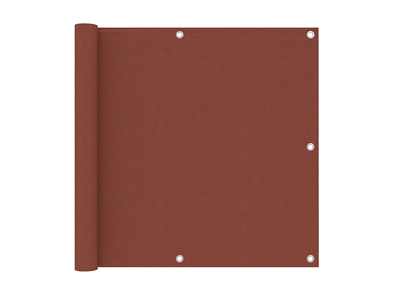 Écran de balcon Terre cuite 90x500 Tissu Oxford