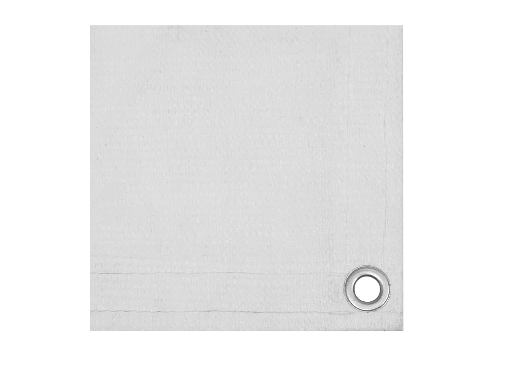 Écran de balcon Blanc 90x500 PEHD