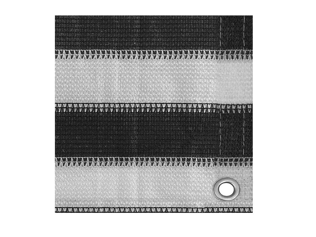 Écran de balcon PEHD 75x500 Anthracite et blanc