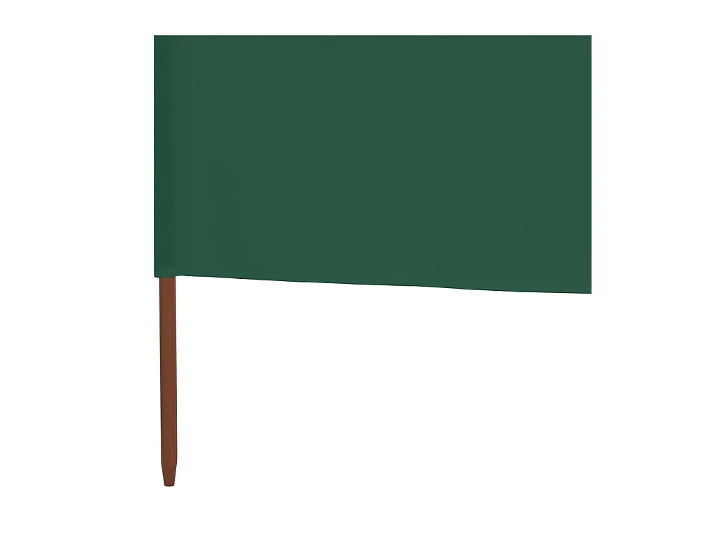 Paravent 9 panneaux Tissu 1200x160 Vert