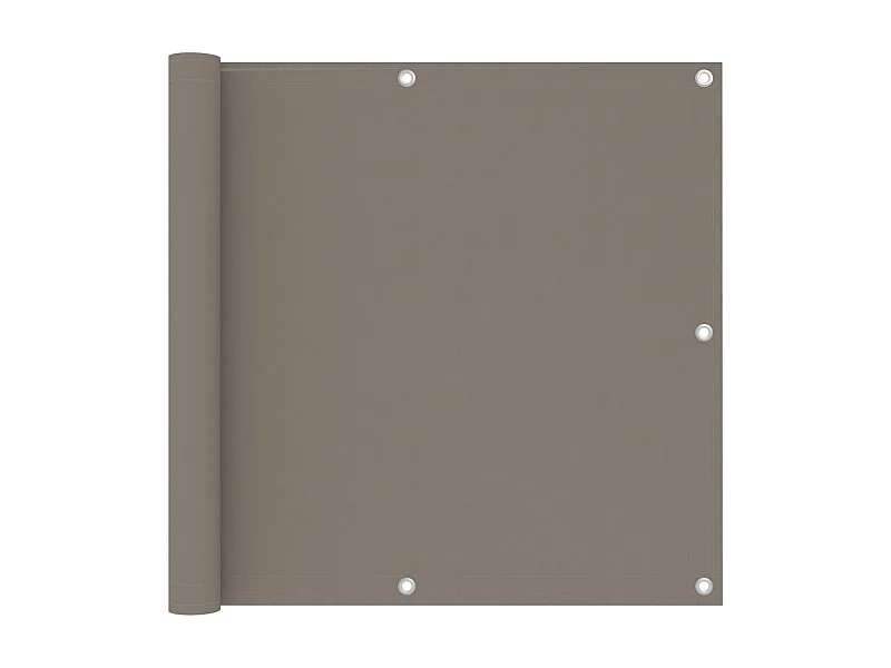 Écran de balcon Taupe 90x400 Tissu Oxford