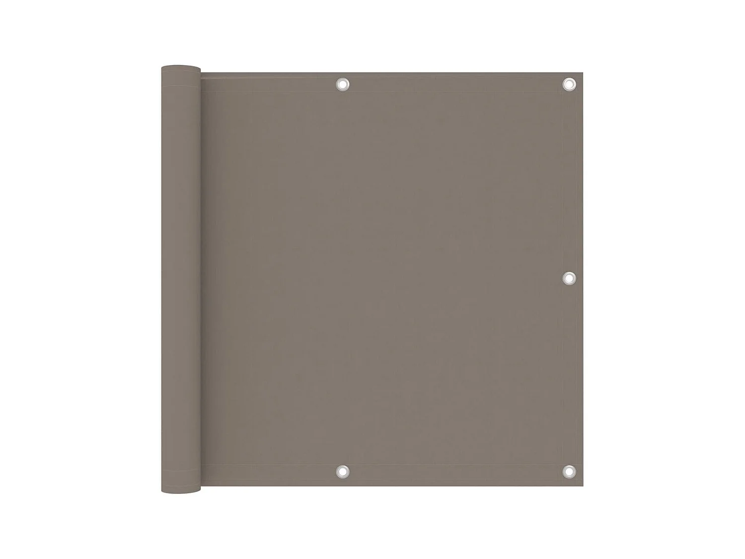Écran de balcon Taupe 90x400 Tissu Oxford