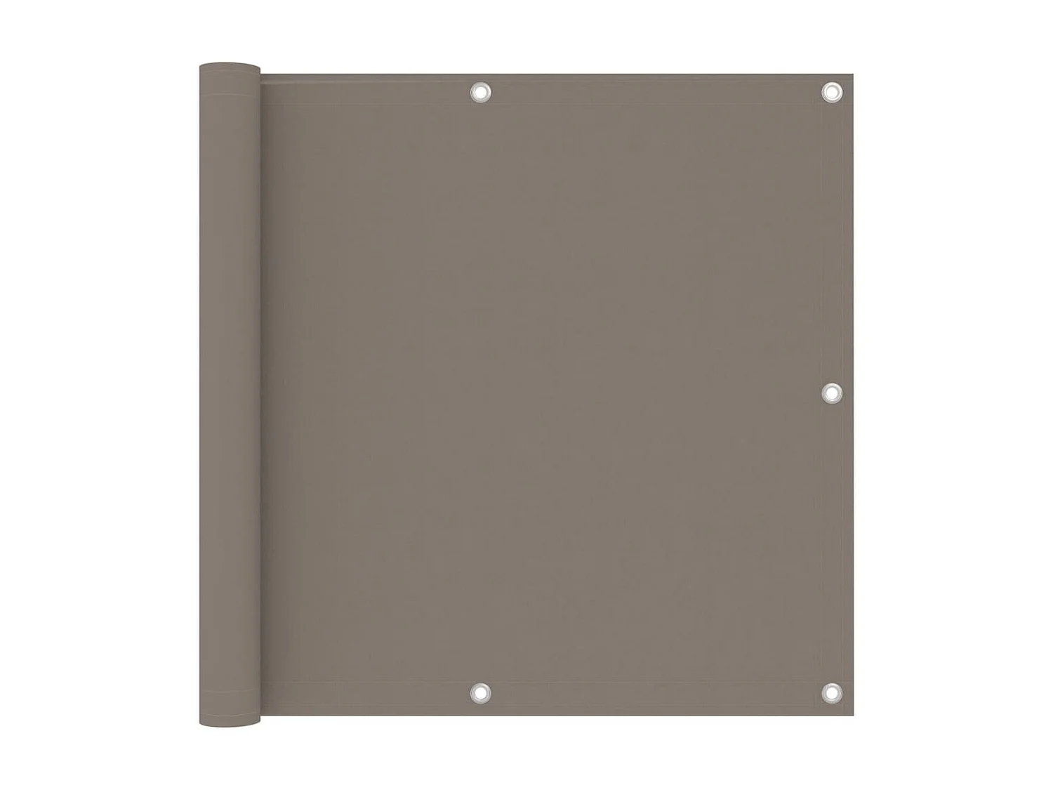 Écran de balcon Taupe 90x400 Tissu Oxford