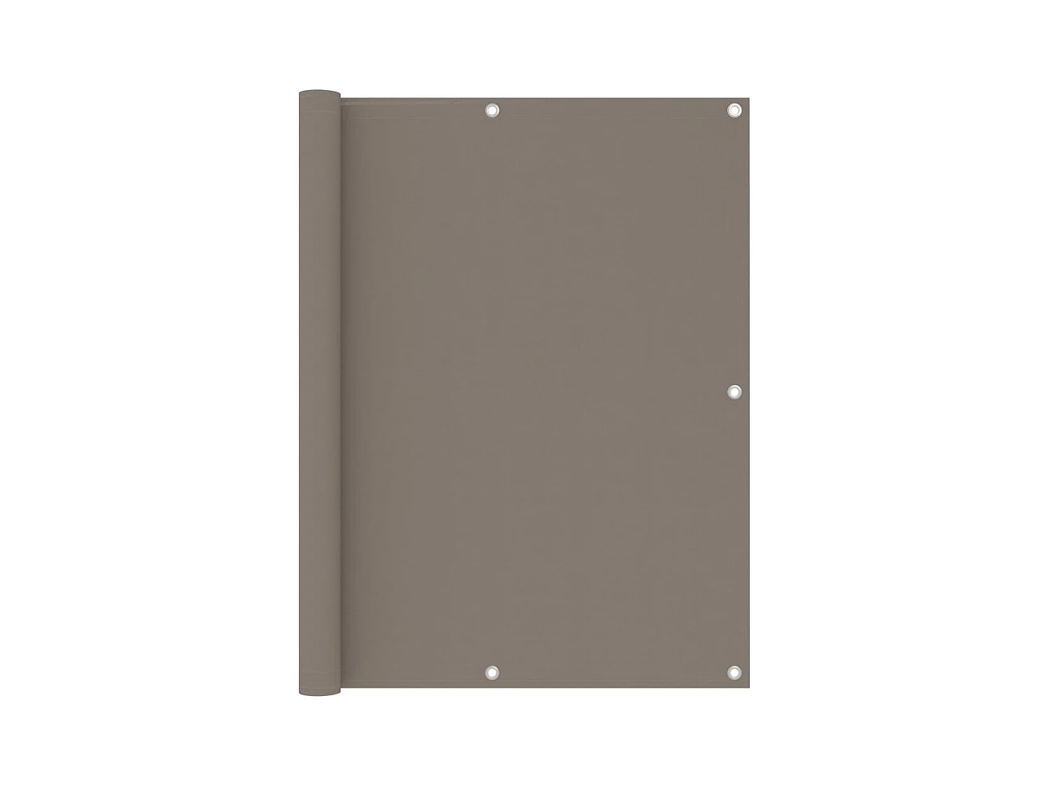 Écran de balcon Taupe 120x400 Tissu Oxford