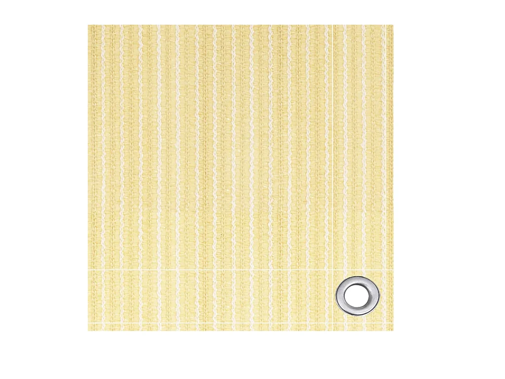 Écran de balcon Beige 90x500 PEHD