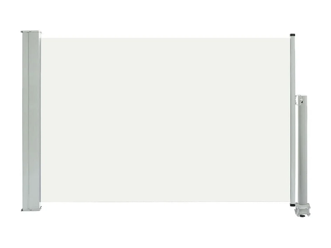 Auvent latéral rétractable de patio 60x300 Crème