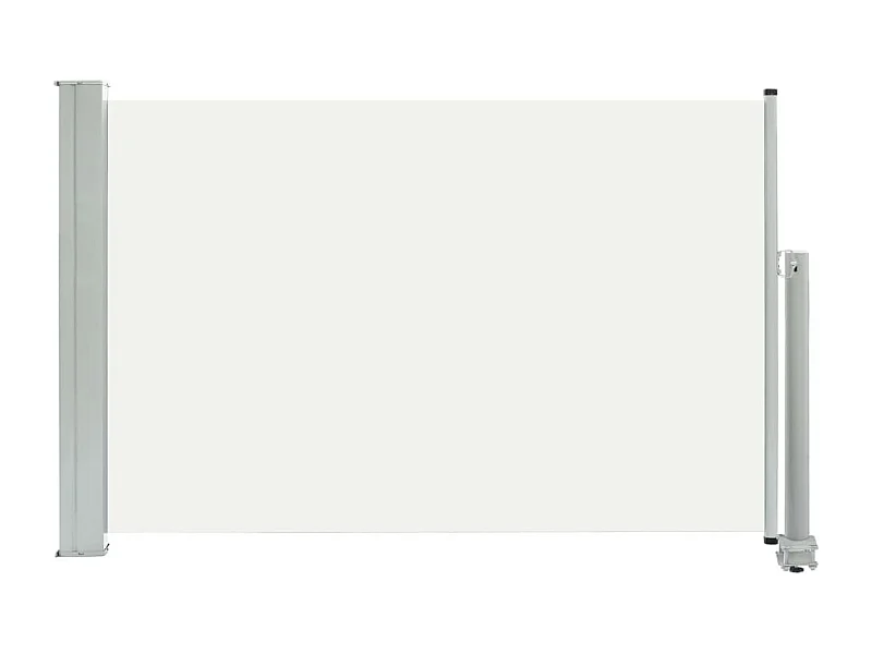 Auvent latéral rétractable de patio 60x300 Crème