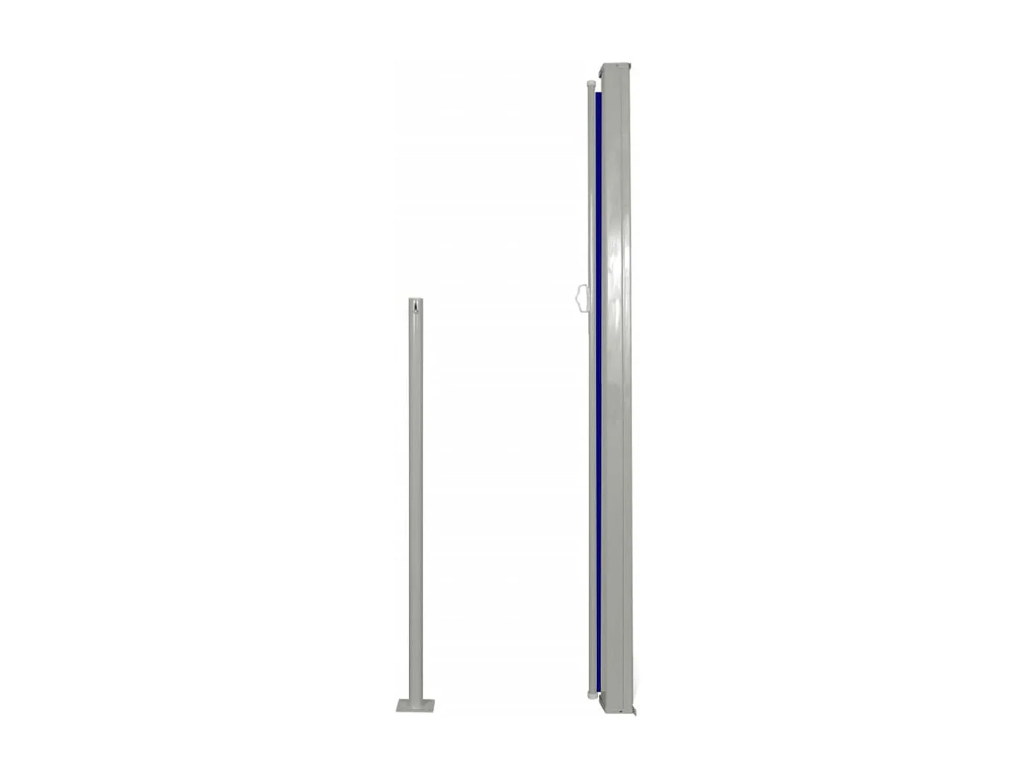 Auvent latéral de patio 160x300 Bleu