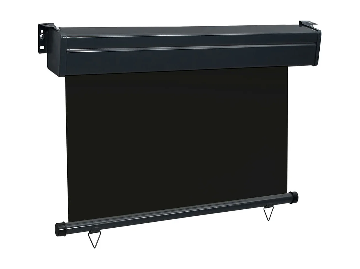 Auvent latéral de balcon 120x250 Noir