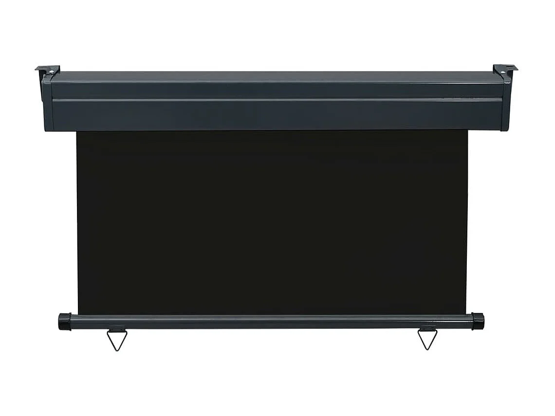 Auvent latéral de balcon 120x250 Noir