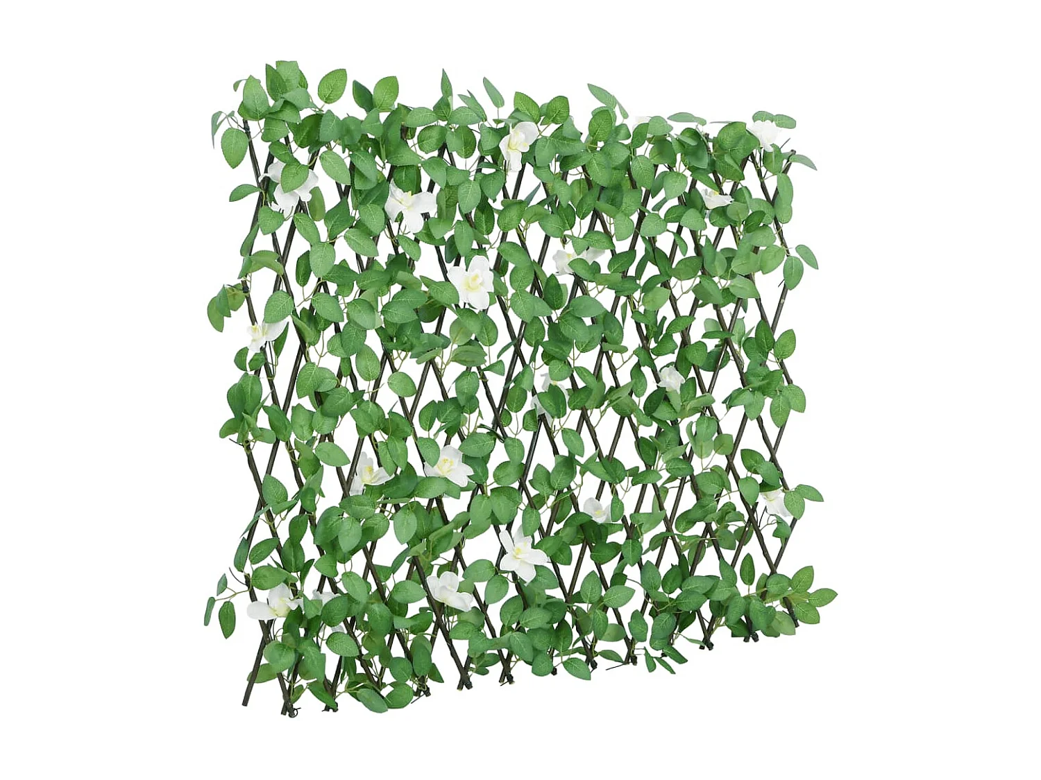 Treillis de lierre artificiel extensible vert 5 pcs 186x70