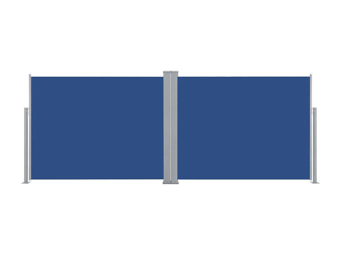 Auvent latéral rétractable Bleu 140x1000