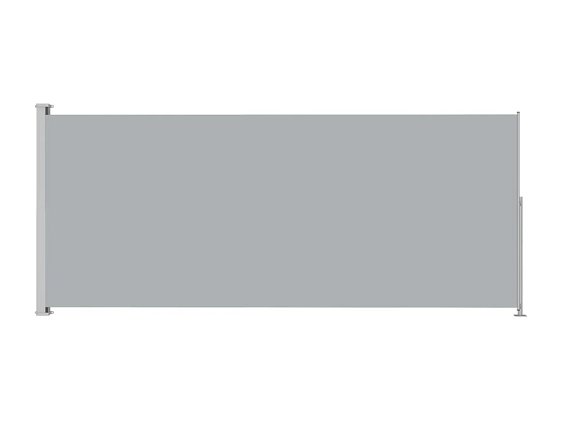 Auvent latéral rétractable de patio 180x500 Anthracite