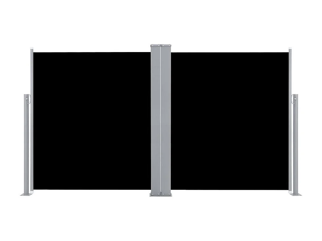 Auvent latéral rétractable Noir 140x600