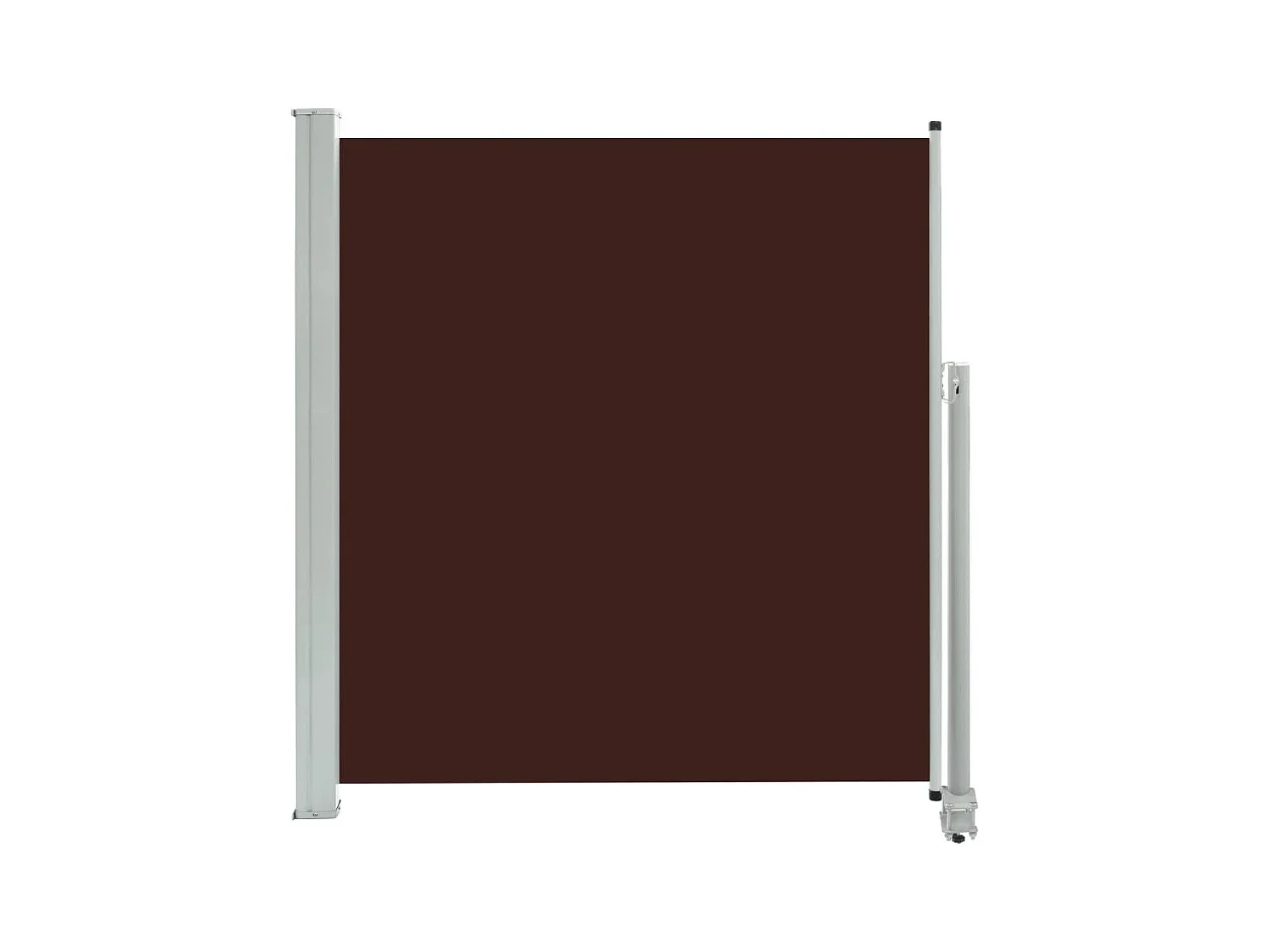 Auvent latéral rétractable de patio 140x300 Marron