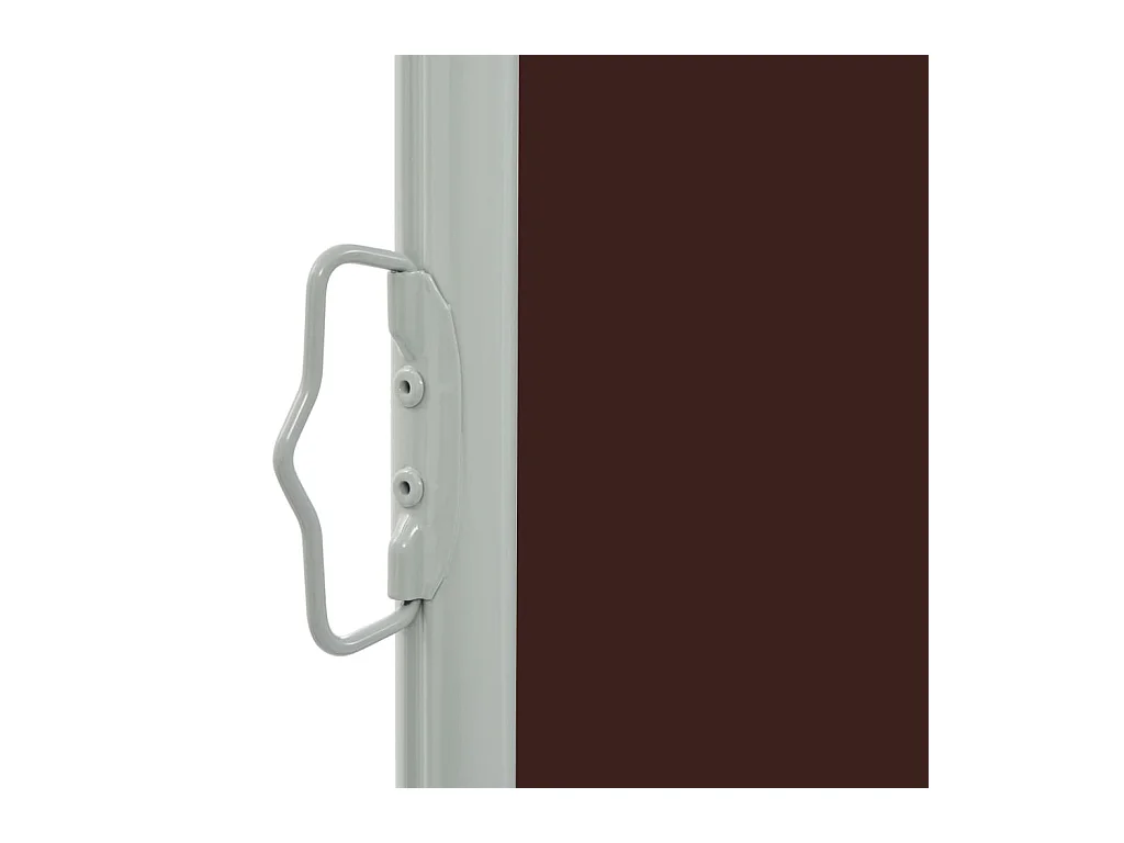 Auvent latéral rétractable de patio 140x300 Marron