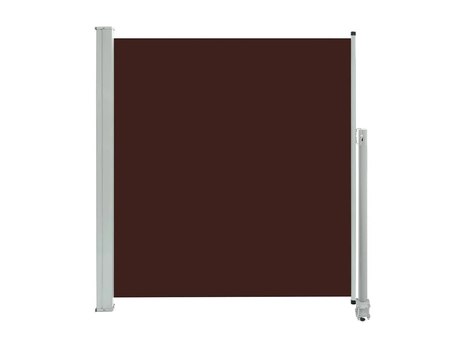 Auvent latéral rétractable de patio 140x300 Marron