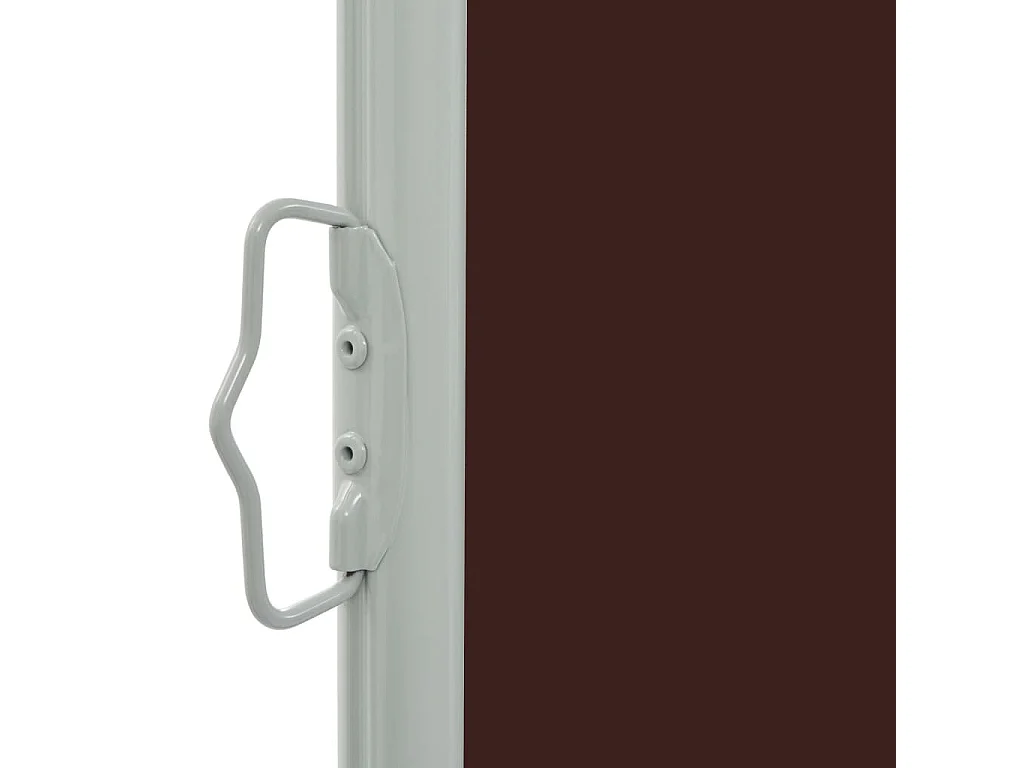 Auvent latéral rétractable de patio 140x300 Marron