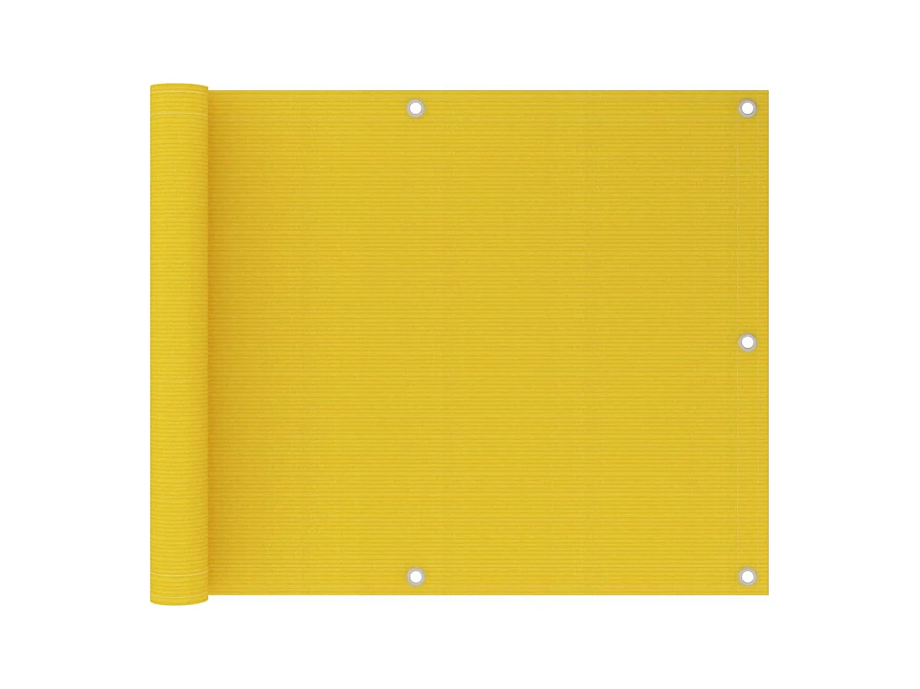 Écran de balcon Jaune 75x600 PEHD