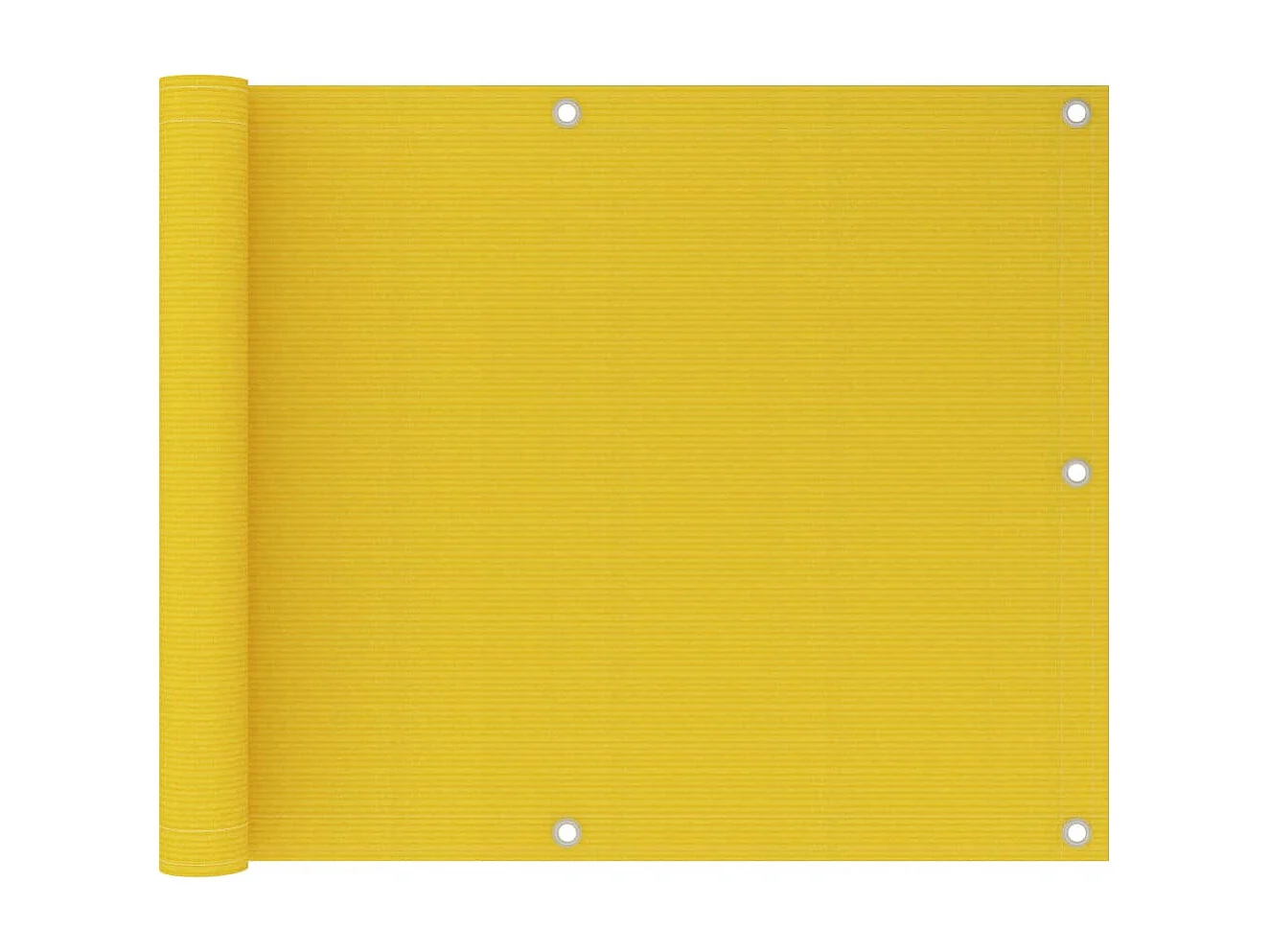 Écran de balcon Jaune 75x600 PEHD
