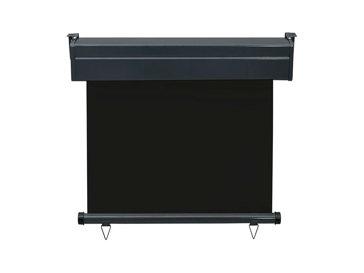 Auvent latéral de balcon 80x250 Noir