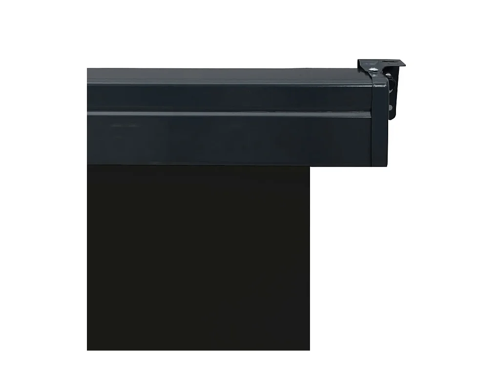 Auvent latéral de balcon 80x250 Noir