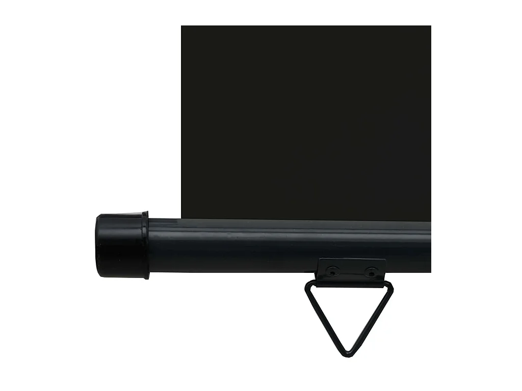 Auvent latéral de balcon 80x250 Noir
