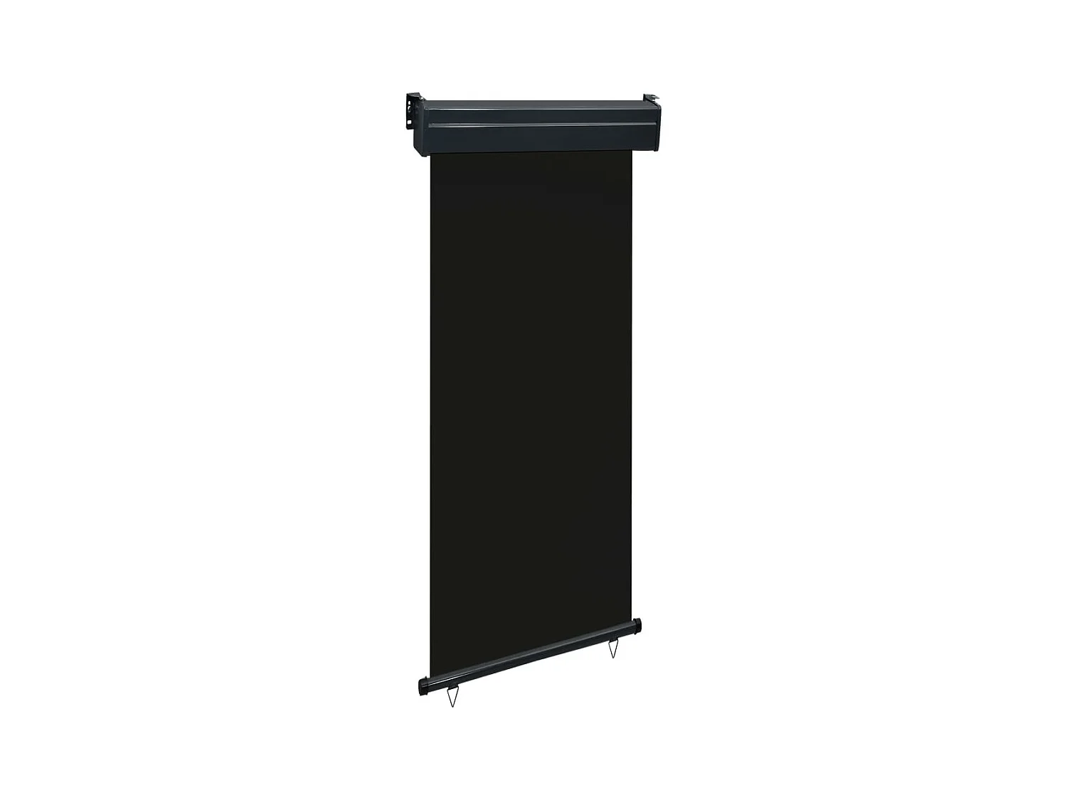 Auvent latéral de balcon 80x250 Noir