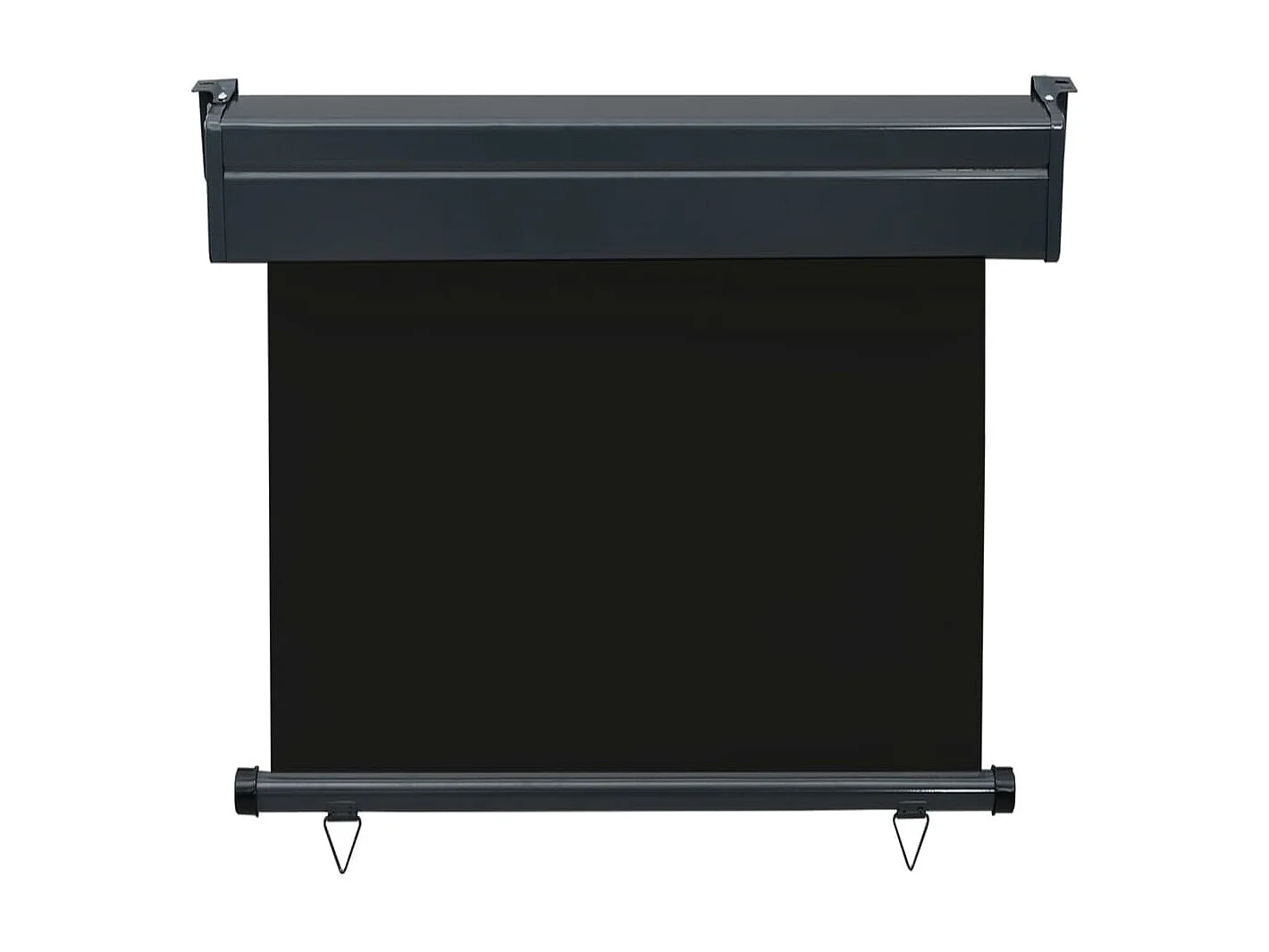 Auvent latéral de balcon 80x250 Noir