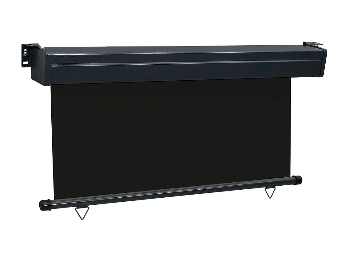 Auvent latéral de balcon 160x250 Noir