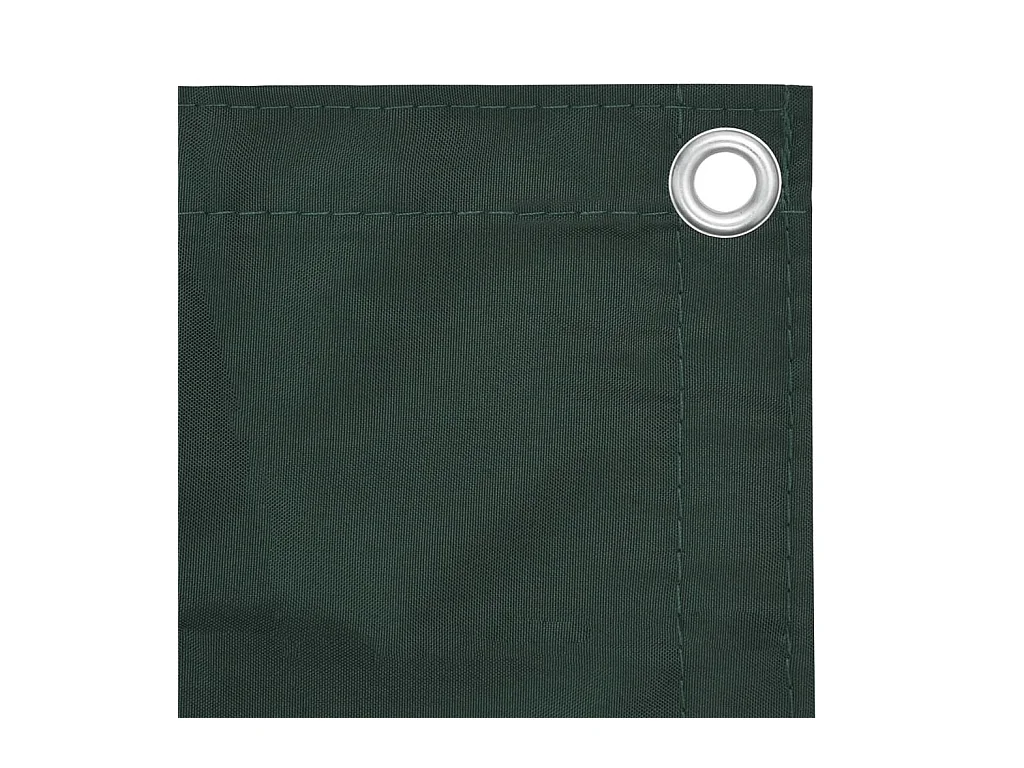 Écran de balcon Vert foncé 120x400 Tissu Oxford