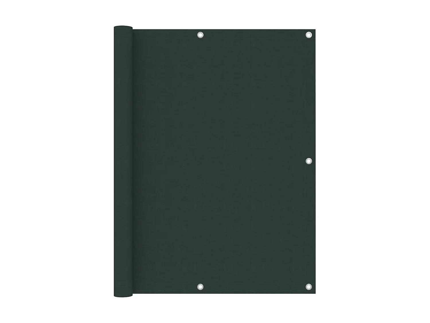 Écran de balcon Vert foncé 120x400 Tissu Oxford