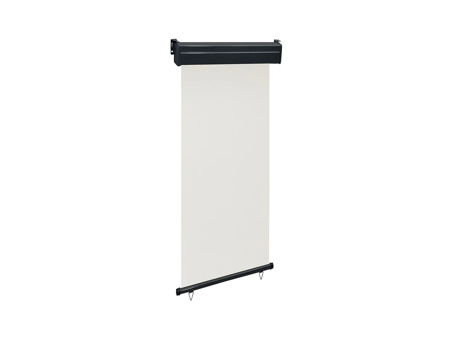 Auvent latéral de balcon 100x250 Crème