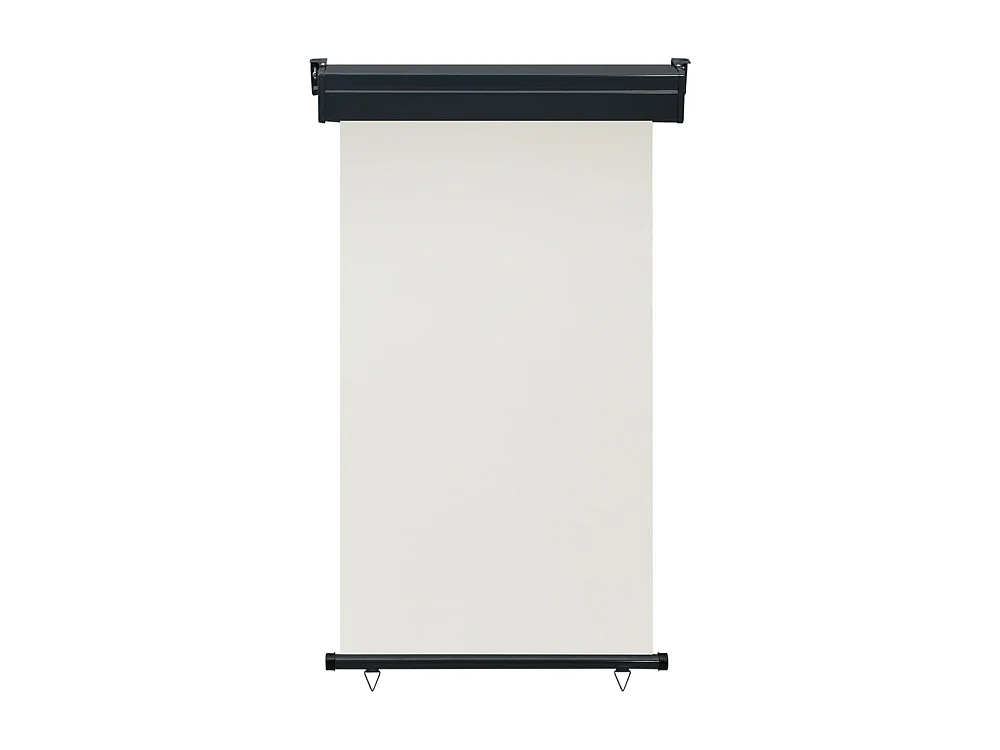 Auvent latéral de balcon 100x250 Crème