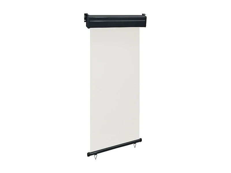Auvent latéral de balcon 100x250 Crème