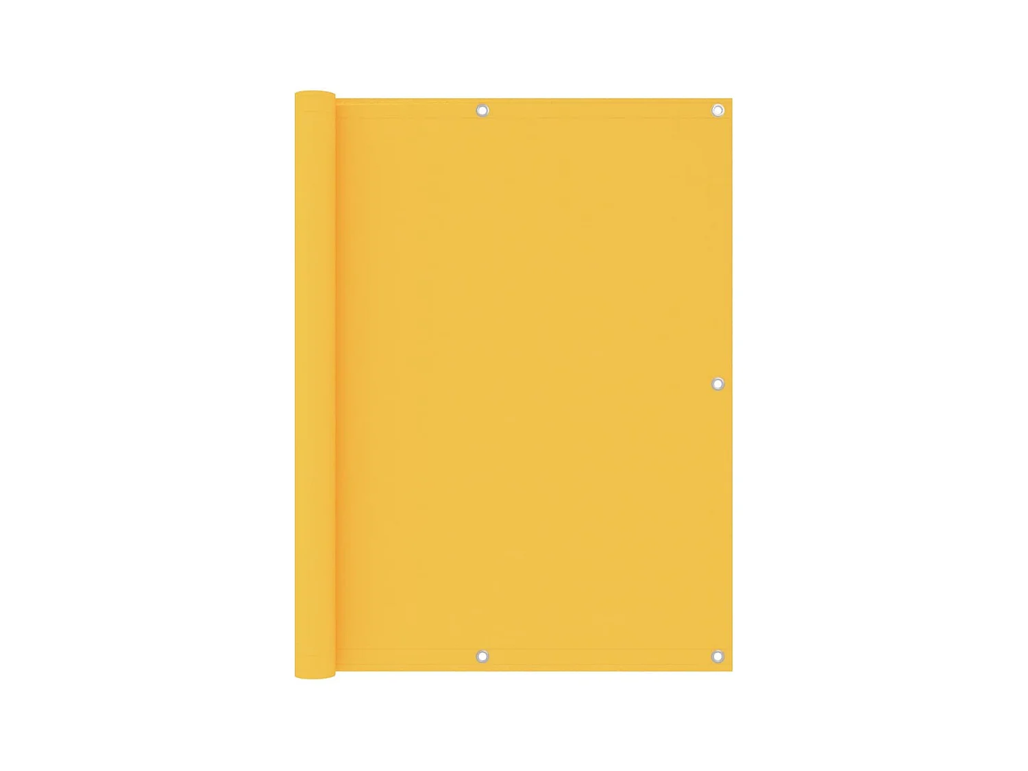 Écran de balcon Jaune 120x500 Tissu Oxford