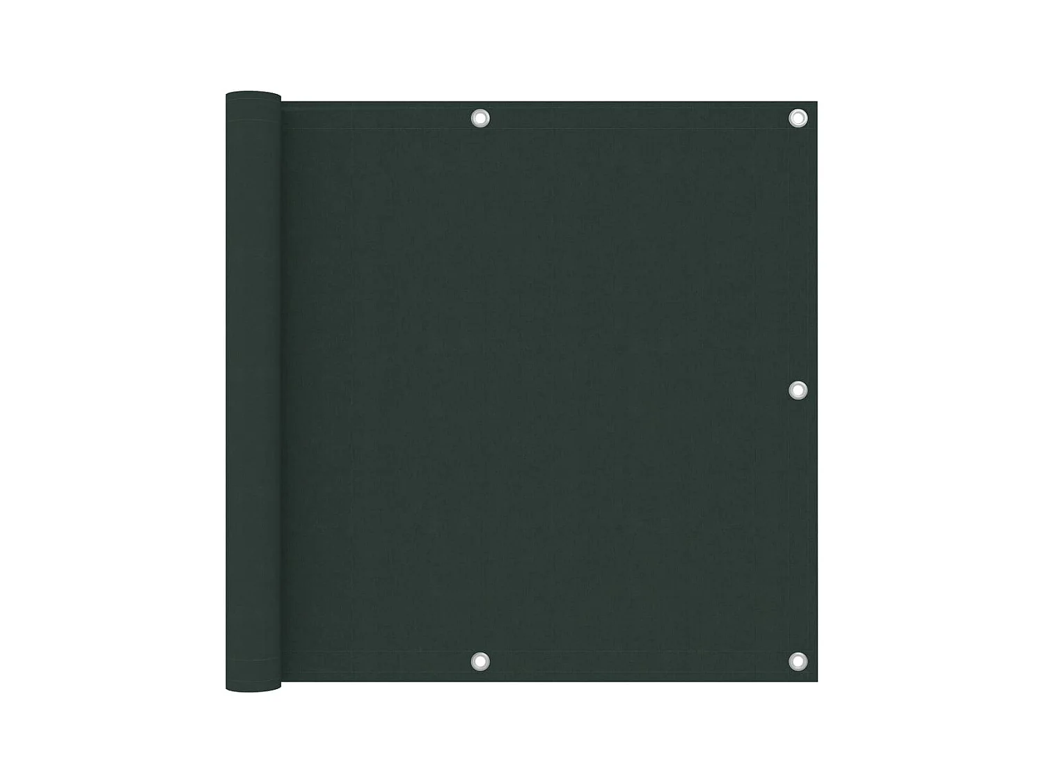 Écran de balcon Vert foncé 90x400 Tissu Oxford