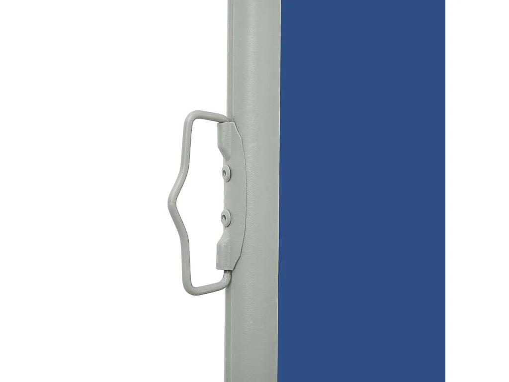 Auvent latéral rétractable de patio 100x500 Bleu