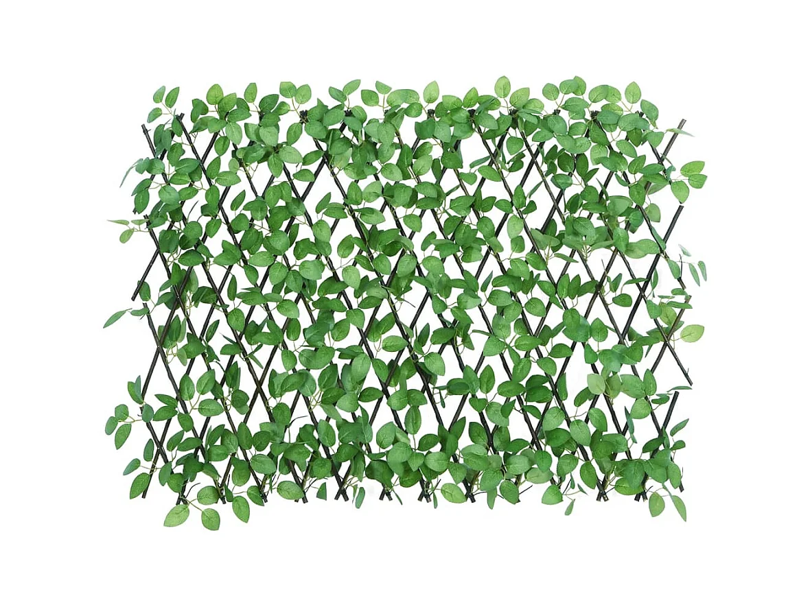 Treillis de lierre artificiel extensible 5 pcs vert 180x65